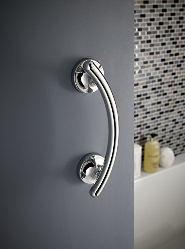 Delta (1-Pack) 9' Assist Bar ADA Compliant Polished Chrome Bathroom Safety Handle | Wall Mount 300 lb Capacity, for Balance, Handicap Grip Shower, Tub, Toilet DF705PC