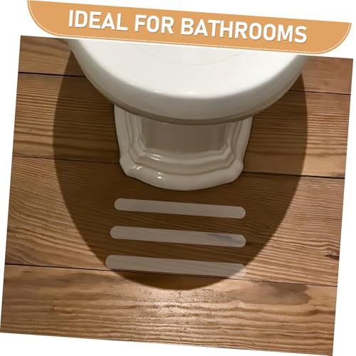 24Pcs Non Slip Bath Stickers Slip Adhesive Strips for Adults Transparent Safety Decals for Bathtubs Showers Stairs Easy Installation Slip Resistant Design