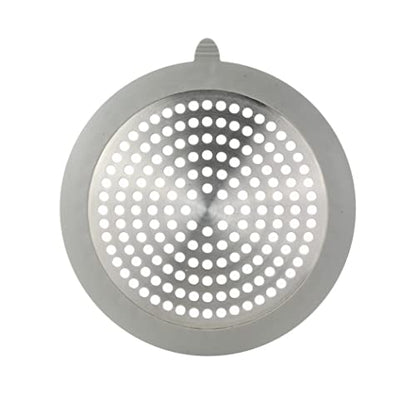 Danco Bathroom Sink & Tub Hair Catcher & Drain Protector, 2-Pack (11040P) - color: Brushed Nickel, size: Round [Pack of 1], style: Sink/Bathtub