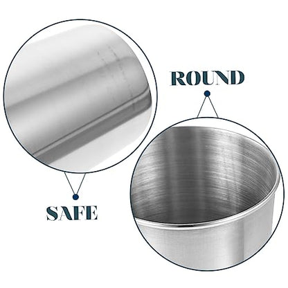 Stainless Steel Tumbler Cup Bathroom Rinse Cup for Toothbrush and Beverages Silver Drinking Cup for Home Use Easy to Clean and Stylish Design