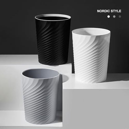 Small Bathroom Trash Can 1.8 Gallon Garbage Can Waste Basket Recycling Bin for Dorm Bedroom Office Kitchen,2 Pack Grey - color: Grey