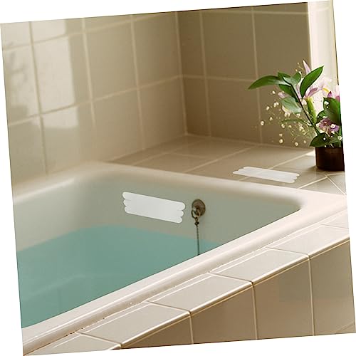 12pcs Slip Shower Stickers for Bathtubs and Floors Non Slip Strips Transparent Bath Safety for Stairs Showers Swimming Pools - size: 12 pcs