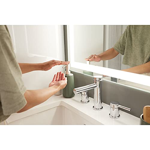 iDesign Ceramic Earth Collection Refillable Tall Soap Dispenser, Moss | For Bathroom or Vanity, Holds Hand Lotion - color: Soap Pump, style: Pack of 1