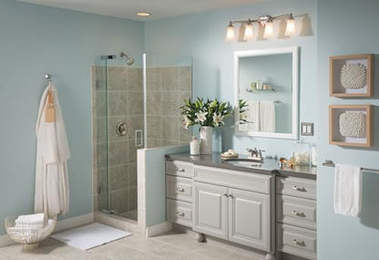 Moen Conway Spot Resist Brushed Nickel Two-Handle Centerset Bathroom Faucet with Drain Assembly, WS84922SRN - color: Spot Resist Stainless, size: (Pack of 1)
