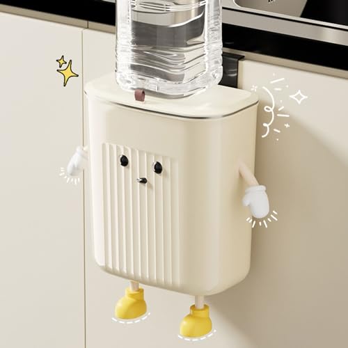 Hangings Kitchen Compost Bin With Lid Wall Mounted Trash Can Under Sink Cabinet Door For Bathroom Offices Home Decors Office Trash Can