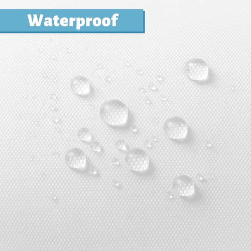 1 Pack Fabric Snap in Shower Curtain Liner Replacement, 70W x 54H | Removable & Water-Repellent,Machine Washable, with Magnets-Detachable Liner (Fit 71(W) x 74(H) with Window Shower Curtain)