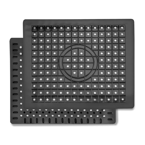 WILLKOMMEN Kitchen Sink Mat, 12" x 10" Dish Drying Mat, Rectangular Sink Protector Mats for Bottom of Kitchen Sink, Fast Draining Sink Mats Grid, 2 Pack Black - size: Rectangle:12" x 10"