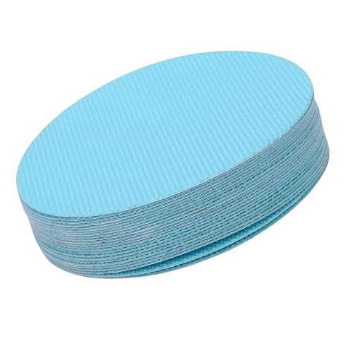 Aramox 24 Pcs Anti Slip Shower Stickers, Non Slip Bathtub Stickers for Bathtub, Bathroom (Blue) - color: Blue