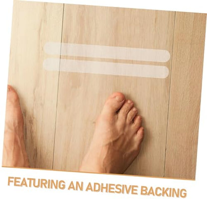 24Pcs Non Slip Bath Stickers Slip Adhesive Strips for Adults Transparent Safety Decals for Bathtubs Showers Stairs Easy Installation Slip Resistant Design