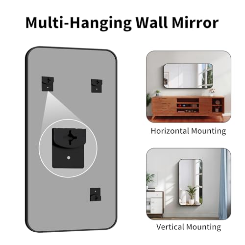 Koonmi Bathroom Wall Mirror,24x48 Inch Large Vanity Mirror for Over Sink - size: 48"L x 24"W