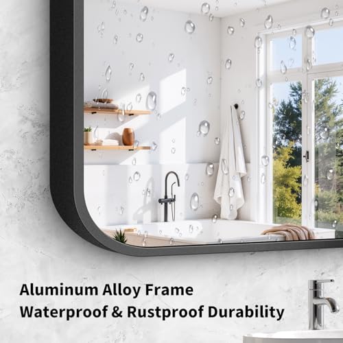 Koonmi Bathroom Wall Mirror,36x60 Inch Large Vanity Mirror for Over Sink - size: 60"L x 36"W