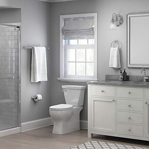 Franklin Brass 3-Piece Polished Chrome Bathroom Set Towel Rack, Ring, Toilet Paper Holder| Kinla Bath Accessories - color: Polished Chrome, style: 3-Piece Bath Accessory Set
