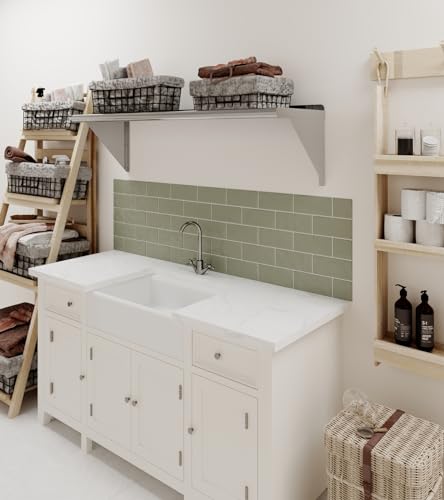 AmGood 48" Long X 14" Deep Stainless Steel Wall Shelf | NSF Certified | Appliance & Equipment Metal Shelving | Kitchen, Restaurant, Garage, Laundry, Utility Room - size: 48" Long X 14" Deep