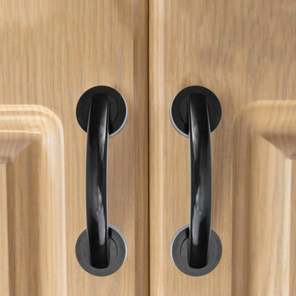 Suction Cup Grab .05 X 2.36 X 2.16 in Punch-Free Door Handle for Bathroom Shower Glass Door Window Kitchen Home Hotel Office Support