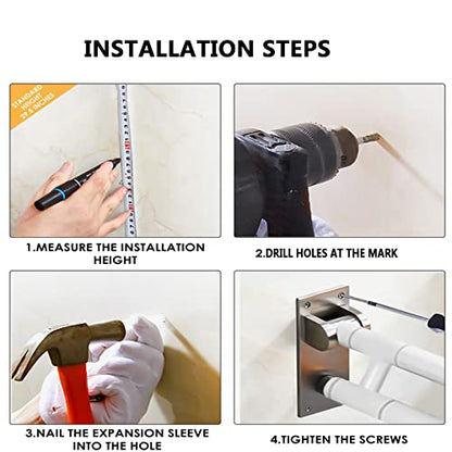 Safety Grab Bars Rails Folding Toilet Handrail Bathroom Support Anti-Slip Toilet Aid Assist Grab Bar Wall Mounted Shower Rail for Disabled Pregnant Seniors,White,70cm - size: 70cm