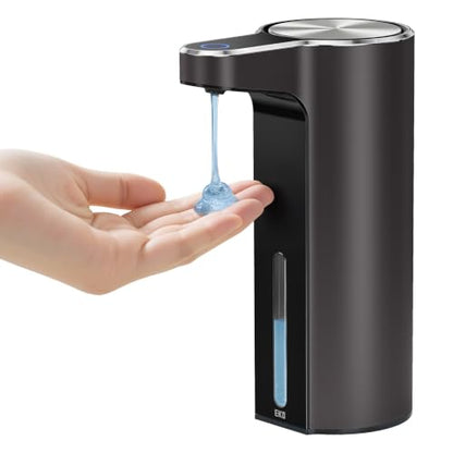 EKO Aroma Touchless Automatic Soap Dispenser for Bathroom and Kitchen, Liquid Hand Soap Dispenser, Water-Resistant and Rechargeable, 9 fl oz (Dark Grey) - color: Dark Grey, size: 9 oz (Standard Rechargeable)