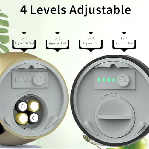 Automatic Soap Dispenser, 4 Levers Adjustable, Touchless Liquid Soap Dispenser, for Kitchen and Bathroom, with Infrared Motion Sensor, Waterproof, 300ml/11oz Gold - color: Gold