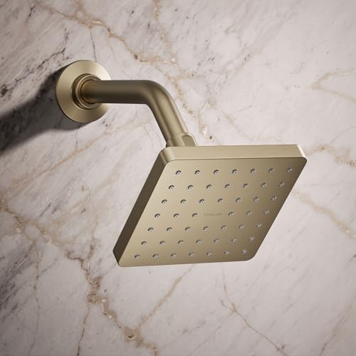 Kohler 24805-G-BV Parallel® Single-function showerhead, 1.75 gpm, Vibrant Brushed Bronze