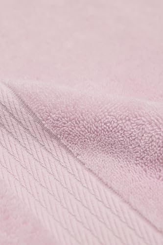 Ozdilek 6-Piece Bath Towel Set, 2 Bath, 2 Hand, 2 Wash100% Cotton Turkish Towels, 2 Bath Towels (30x60/550 GSM), 2 Hand Towels (16x30/575 GSM), 2 Washcloths (13x13/600 GSM) Towel Set (Mauve Pink) - color: Mauve