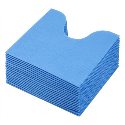 20 Pack Disposable Toilet Mats, Super Absorbent U-Shaped Toilet Floor Protector from Urine, Non-Slip Bathroom Rugs, Waterproof Commode Mats, 22" x 24"