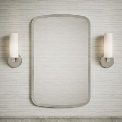 Kohler CB-CLC2031BAN Bancroft Medicine Cabinet Mirror with Beveled Mirror Door & Adjustable Shelves, Bathroom Organizers and Storage, 20 in. W x 31 in. H - style: Bancroft