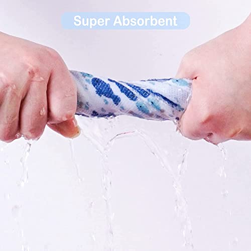 Softan Baby Washcloths, 24Pack Baby Wash Cloths Extra Soft & Ultra Absorbent, Baby Towels and Washcloths Face Towel Unisex for Boys Girls Body, Washclothes Gentle on Sensitive Skin, 9x9 Blue Whale - color: Blue Whale