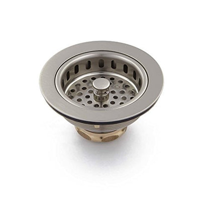 Signature Hardware 212170 4-1/2" Basket Strainer with Tailpiece - color: Polished Nickel