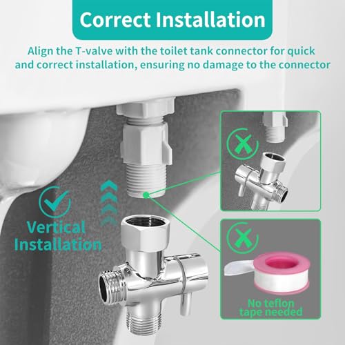 BARROCK Bidet Sprayer for Toilet, Handheld Jet Spray for Existing Toilets with Bidet Hose, Adjustable Water Pressure Muslim Shower, Stainless Steel Cloth Diaper/Feminine Wash Sprayer Chrome - color: Chrome