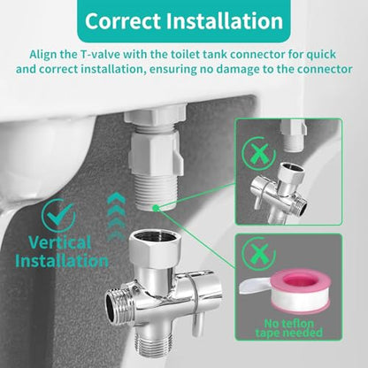BARROCK Bidet Sprayer for Toilet, Handheld Jet Spray for Existing Toilets with Bidet Hose, Adjustable Water Pressure Muslim Shower, Stainless Steel Cloth Diaper/Feminine Wash Sprayer Chrome - color: Chrome