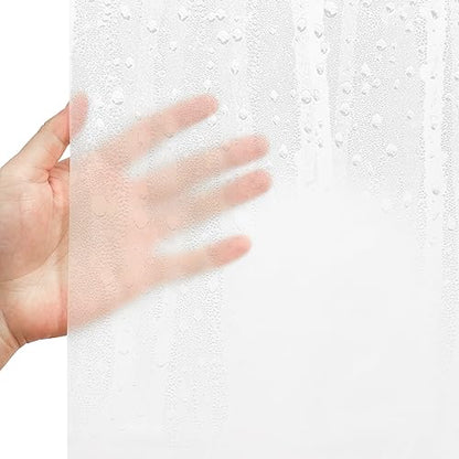 Barossa Design Frosted Snap-in Shower Curtain Liner Replacement, 70x54 | Premium PEVA, Waterproof, Lightweight Snap On/Off Removable Liner for No Hook Shower Curtain, Hotel/Home Use - color: Frost, size: 70"W x 54"L (Pack of 1)