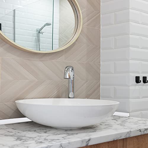 Silicone Shower Threshold Water Dam, Kitchen Sink Splash Guard, Shower Barrier Water Dam(98inch) - color: Gray, style: 98Inch