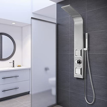 SP11 Killeen Shower Panel, Chrome