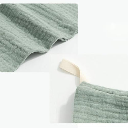 Nisstiiv Baby Washcloths Muslin Cotton Face Towels, Burp Cloth, Saliva Towel, Handkerchief for Newborns Infants, 5 Pack, GGBHN09