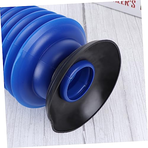 Hemobllo Blue High Pressure Toilet Plunger Professional Bathroom Clog Remover Reusable Made for Hairs Garbage Removal Ergonomic Handle Bathroom Fixtures