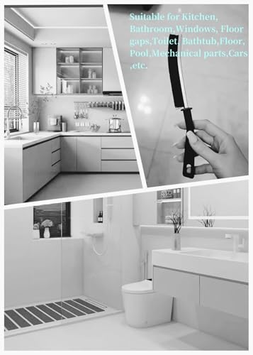 9 PCS Crevice Cleaning Brush,Hard Bristle Crevice Cleaning Brush,Crevice Cleaning Tool is Effective to Clean The Small Gap of Kitchen, tolilet and Windows. - style: 9pcs