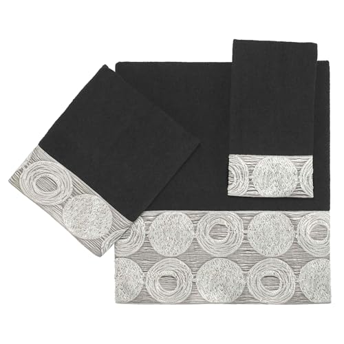 Avanti Linens Galaxy Bath Towel, Black - color: Black, size: Bath Towel