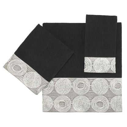 Avanti Linens Galaxy Bath Towel, Black - color: Black, size: Bath Towel