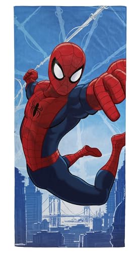 Marvel Spiderman Dawn Cotton 28" x 58" Beach/Bath/Pool Towel - color: Spiderman