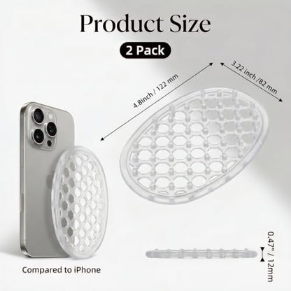 2 Pack Transparent Silicone Soap Dish, Self Draining Non-Slip Soap Holder, Bar Soap Saver Pad for Bathroom, Shower, Bathtub & Kitchen - color: Transparent