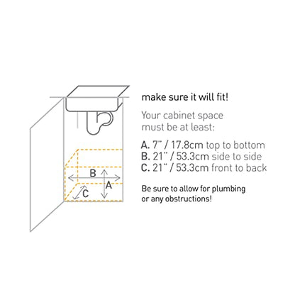 simplehuman 20 inch Pull-Out Cabinet Organizer, Heavy-Gauge Steel Frame,Silver - size: 20-Inch