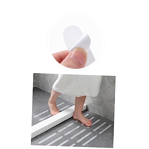 OUNONA 15Pcs Anti-Slip Tape Sticker, EVA Bathroom Safety Strips | Easy to Install, White Elegant Finish, Doorway and Corridor Use, Prevents Slipping