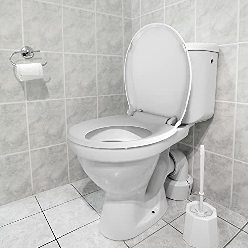 Toilet Seat Round Quick Release, Easy Installation & Release, Safe PP Material Easy Clean, Comfortable Ergonomic Design - size: Round-M01