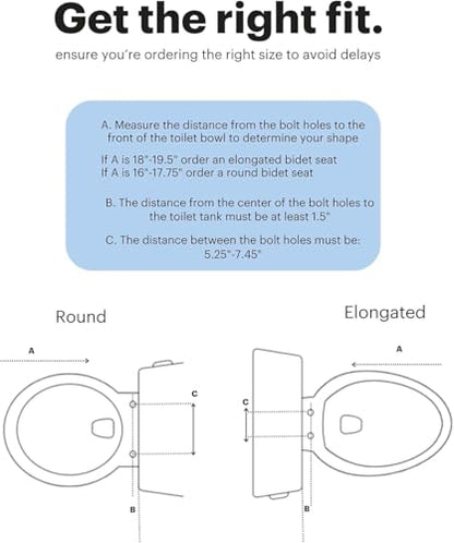 Brondell Swash SE600 Bidet Toilet Seat, Fits Elongated Toilets, White - Oscillating Stainless-Steel Nozzle, Warm Air Dryer, Ambient Nightlight - style: Elongated