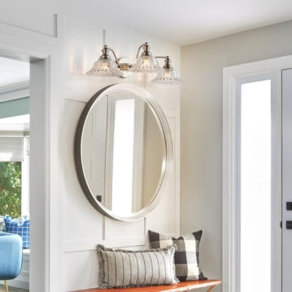 XIEDUN Brushed Nickel Bathroom Vanity Light Fixture 3 Light Vanity Lights for Bathroom Vanity Light Fixtures - color: Brushed Nickel, size: 3 Light