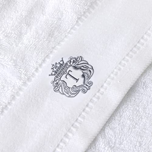 Luxury Bathroom Super Soft and Highly Absorbent Premium 100% Cotton Bath Towel Set for Gifts (White-T) - color: White-t