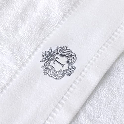 Luxury Bathroom Super Soft and Highly Absorbent Premium 100% Cotton Bath Towel Set for Gifts (White-T) - color: White-t