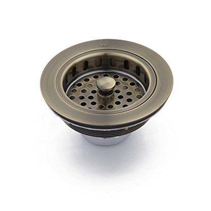 Signature Hardware 212170 4-1/2" Basket Strainer with Tailpiece - color: Polished Nickel