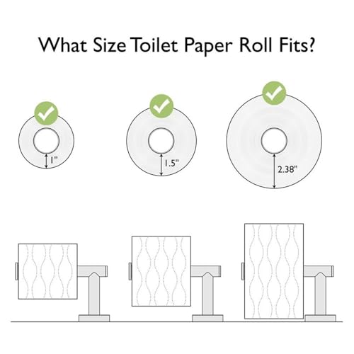 Bowery Hill Recessed Toilet Paper Holder, Polished Brass Finish, Zinc and Aluminum Construction, 6 in Dimensions, Includes Plastic Roller, Space-Saving Design for Bath or Powder Room