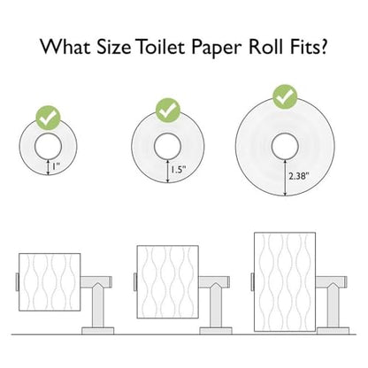 Bowery Hill Recessed Toilet Paper Holder, Polished Brass Finish, Zinc and Aluminum Construction, 6 in Dimensions, Includes Plastic Roller, Space-Saving Design for Bath or Powder Room