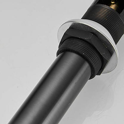 15/8" Bathroom Faucet Vessel Vanity Sink Pop Up Drain Assembly Stopper Plug | with Overflow Fits Bathroom Standard Sink Hole 1-1/2" to 1-3/4" Oil Rubbed Bronze Push & Seal by Homevacious - color: Oil Rubbed Bronze, style: With Overflow